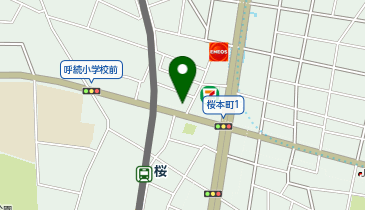 横江美容院の地図画像