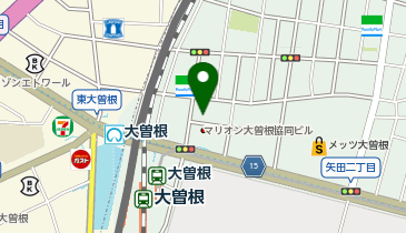 美容室 巴亜摩屋の地図画像