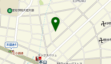 美容室 文香の地図画像