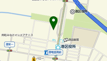 美容室あいこの地図画像