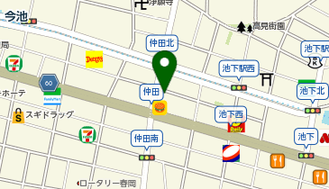 美容室アリガトの地図画像