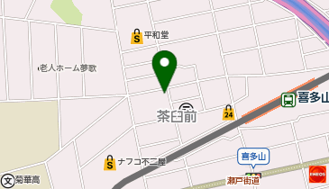 美容室サ・ヴァの地図画像