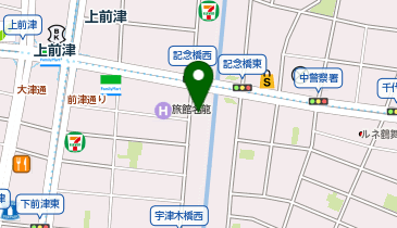 美容室ナチュレの地図画像