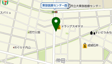 美容室パウダーの地図画像