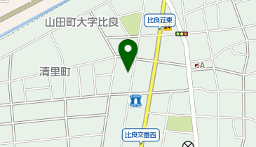 美容室K・WESTの地図画像