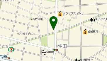 美容院 心庵の地図画像