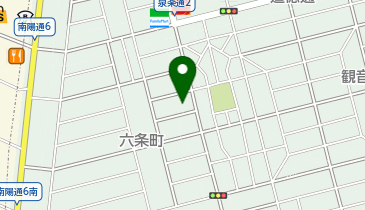 観音美容室の地図画像