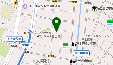 雨小屋の地図画像
