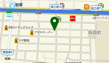 ohana hairの地図画像