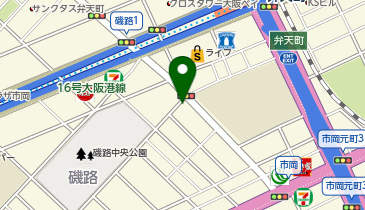SAKULA 弁天町店の地図画像