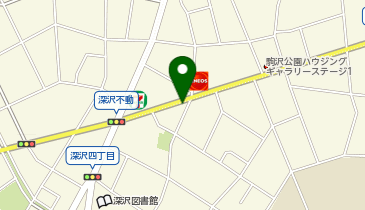 黄色いリボンの地図画像