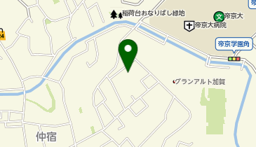 美容室のどかの地図画像