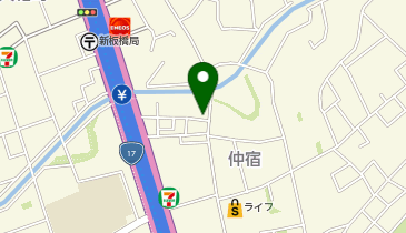 美容室テッセンの地図画像