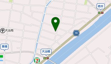 かおり美容室の地図画像