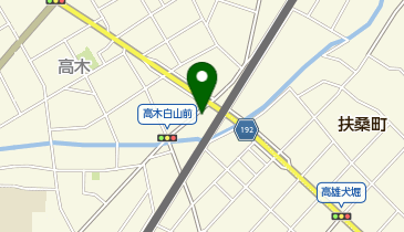 たかぎ美容室の地図画像