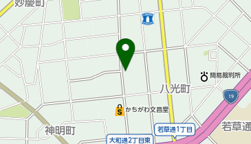 やま美容室の地図画像