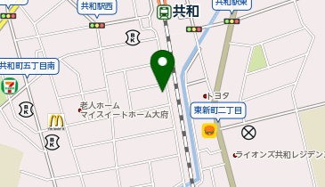 トモ美容室の地図画像
