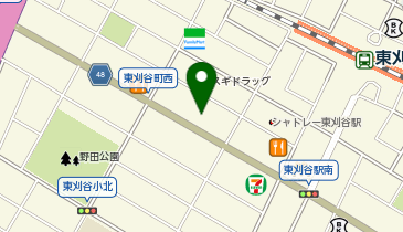 愛美容室の地図画像