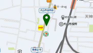 美容室桃太郎の地図画像