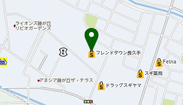 ガレリアエレガンテ長久手の地図画像