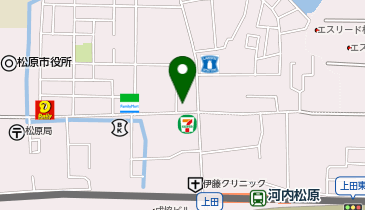 オーガニックカラー専門店Lily松原店の地図画像