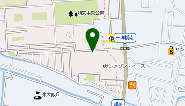 ヒラノ美容の地図画像