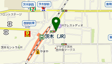 ビューティーアイラッシュサンプラザ茨木駅前ビル店の地図画像