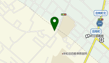 ビューティエリアハギの地図画像