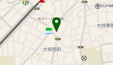 ブルーム美容室の地図画像