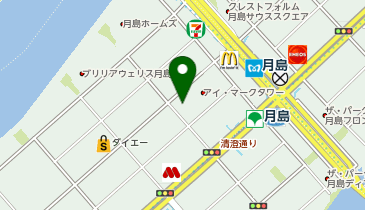 EYE&NAIL YUZUME 月島店の地図画像