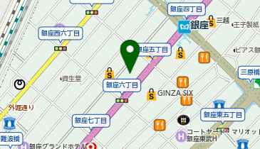 SHIMA SIX GINZAの地図画像