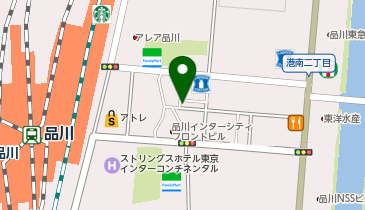 アイラッシュリゾートカハラ品川店の地図画像