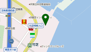 ベイサイドホテル アジュール竹芝の地図画像