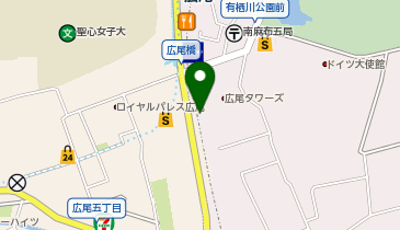 uka 広尾店(ウカ)の地図画像