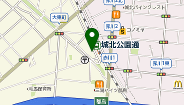 ビューティサロン シスターの地図画像