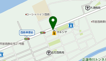 ヘアーブティック バグースの地図画像