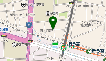 美容室 セブンの地図画像