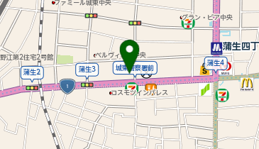 美容室 ヘアランドの地図画像