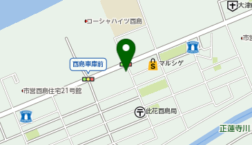 美容室 レディの地図画像