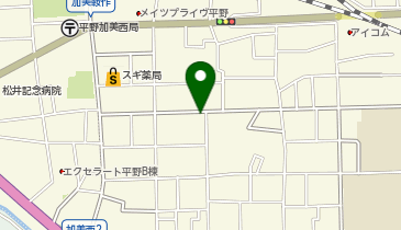 HAIR MAKE MEGLIOの地図画像