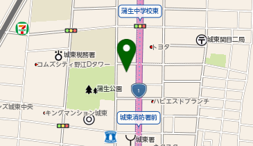L.A.F HAIRの地図画像