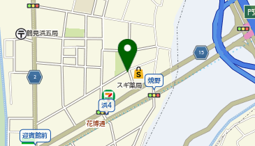 Mip hairの地図画像