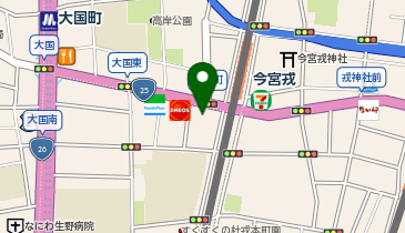 Studio K2+の地図画像