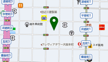 THE QUEの地図画像