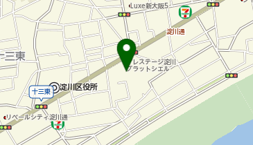 next hairの地図画像
