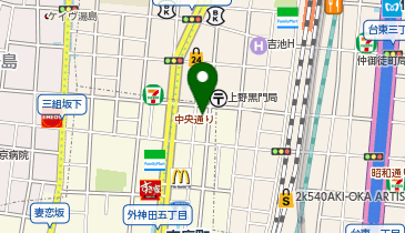 コマ美容院の地図画像