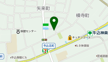 ミハル美容室の地図画像