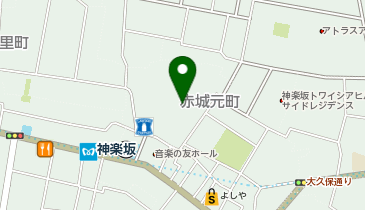 神楽坂エミールの地図画像