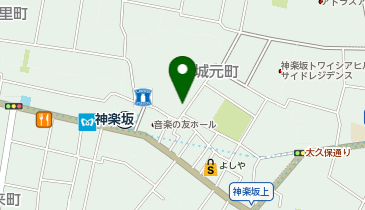 hairmake CLEAR神楽坂店の地図画像