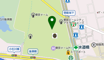 東京ドームホテル山野愛子美容室の地図画像